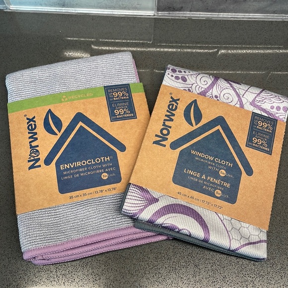 Norwex  Basic Package :Envirocloth & Window Cloth Bundle - Picture 1 of 4